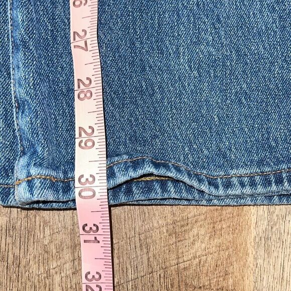 Re-Imagined by J. Crew Womens Cotton Blend Slim Wide Leg Jeans‎ Blue Size 31 - Picture 13 of 13